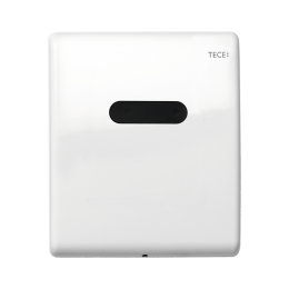 Панель смыва писсуара TECE TECEplanus электронная, 230/12 V, белая глянцевая.