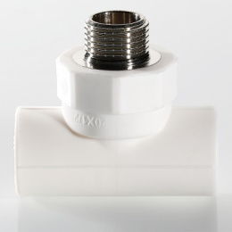 Тройник VALTEC PPR с переходом на наружную 40х1 дюйм