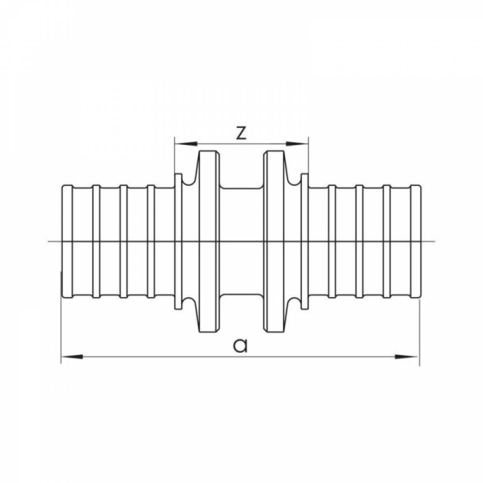 Муфта соединительная равнопроходная Rehau 17x2,0