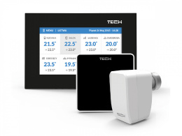 Терморегулятор TECH ST-8S WiFi беспроводной контроллер для радиаторного отопления