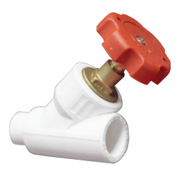Вентиль полипропиленовый Valfex ВН/НР 32 45гр, белый