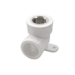 Угол полипропиленовый Valfex PRO с внутренней резьбой (простое крепление) 25х3/4, белый