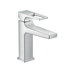 Смеситель для раковины Hansgrohe Metropol 110, push-open, рукоятка-петля, хром