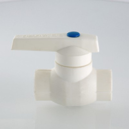 Кран шаровой полипропиленовый VALTEC PPR с латунной обоймой, 32 мм