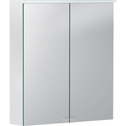 Зеркальный шкафчик Geberit Option BASIC с подсветкой 600х675х140 мм 500.273.00.1