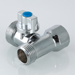 Тройник с шаровым краном VALTEC 1/2 х 3/4 х 1/2 ВН