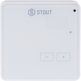 Комнатный терморегулятор Stout R-10z, проводной, белый (STE-0101-010004)
