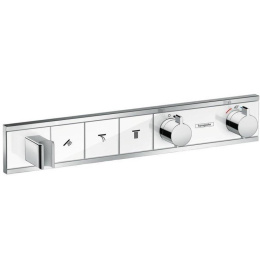 Встраиваемый смеситель Hansgrohe для душа RainSelect термостатический (внешняя часть) 15356000
