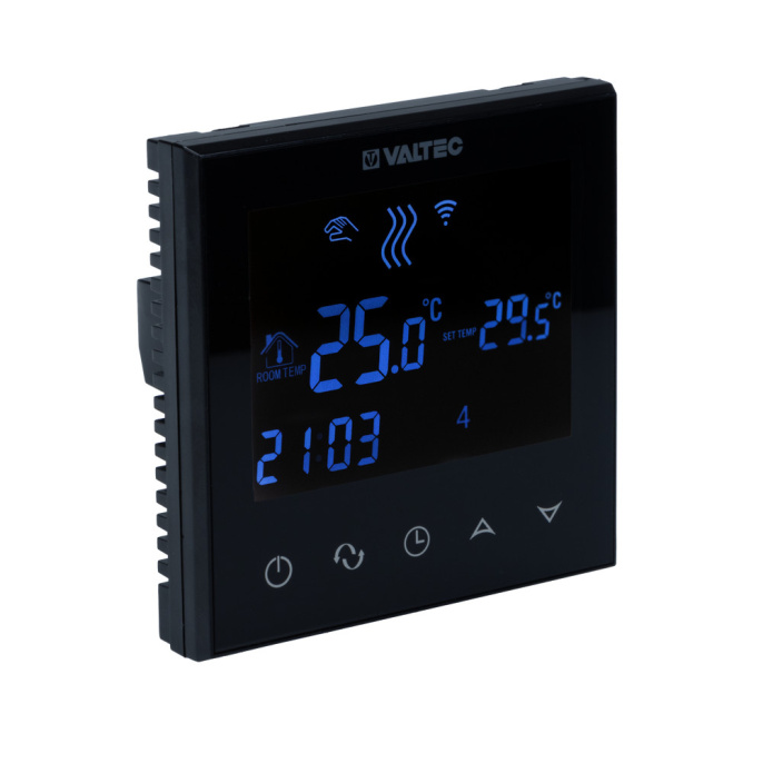 Хронотермостат комнатный VALTEC WIFI (черный)