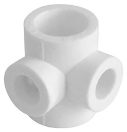 Крестовина двухплоскостная Kalde полипропиленовая, 32 x 20