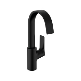 Смеситель для раковины Hansgrohe Vivenis 210, push-open, матовый черный