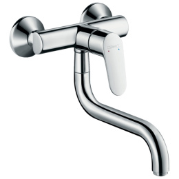 Смеситель для кухни Hansgrohe Focus, настенный, хром