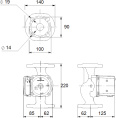 Циркуляционный насос Grundfos UPS 32-80 F 220