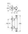 Термостатический смеситель Grohe Grohtherm 800 34558000
