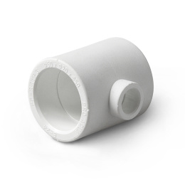 Тройник из полипропилена PRO AQUA PP-R переходной белый (32-25-32), арт.PA14535P