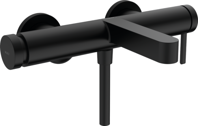 Смеситель для ванны Hansgrohe Finoris 76420670 черный, матовый