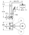 Душевая колонна Grohe Euphoria XXL 210 26363000