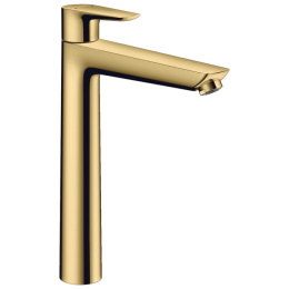 Смеситель для раковины чаши Hansgrohe Talis E 240 без донного клапана, золото