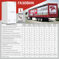 Напольный газовый котел отопления, одноконтурный Лемакс АОГВ-29 Газовик