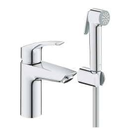 Смеситель для раковины Grohe Eurosmart с гигиеническим душем 23124003