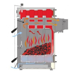 Твердотопливный напольный котел отопления Protherm Бобёр 20 DLO 19 кВт