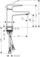 Смеситель для раковины Hansgrohe Metropol 32500000