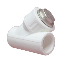 Фильтр полипропиленовый сетчатый Valfex ВН/ВН 20х1/2, белый