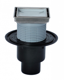 Трап HL 310NPr-3000 с Сухим сифоном, с решеткой 3020