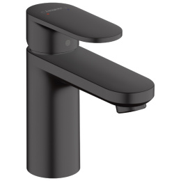 Смеситель для раковины Hansgrohe Vernis Blend 100, без донного клапана, матовый черный