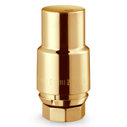 Термоголовка Royal Thermo Design жидкостная М30х1,5 металл золото