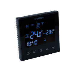 Хронотермостат комнатный VALTEC двухконтурный WIFI (черный)