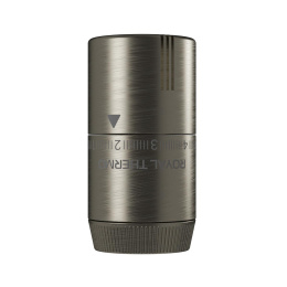 Термостатическая головка Royal Thermo Design жидкостная, М30х1,5, пластик, 7-28, никель матовый