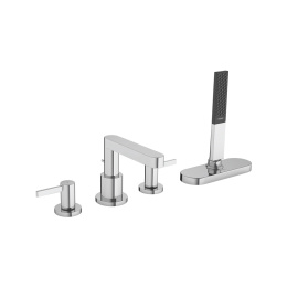 Смеситель для ванны/душа Hansgrohe Finoris на край ванны, 4 отверстия, хром
