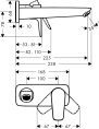 Встраиваемый смеситель Hansgrohe Talis E 71734000