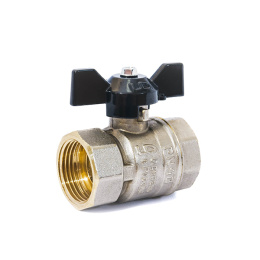 Кран шаровой LD 47.25.B-B.Б, внутренняя резьба, 1, бабочка