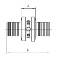 Муфта Rehau соединительная равнопроходная 32 РХ