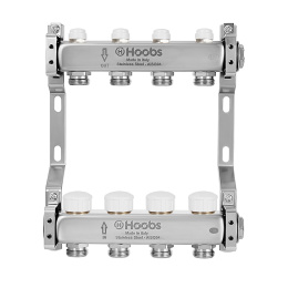 Коллекторный блок HOOBS , с термостатическими клапанами, 1 х 3/4 -13 вых .