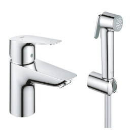 Смеситель для раковины Grohe BauEdge с гигиеническим душем, хром