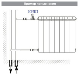 Кран двойной VALTEC регул-ки (КРДП) 3/4 дюйма