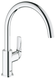 Смеситель для кухни Grohe BauCurve, высокий излив, хром 31536001