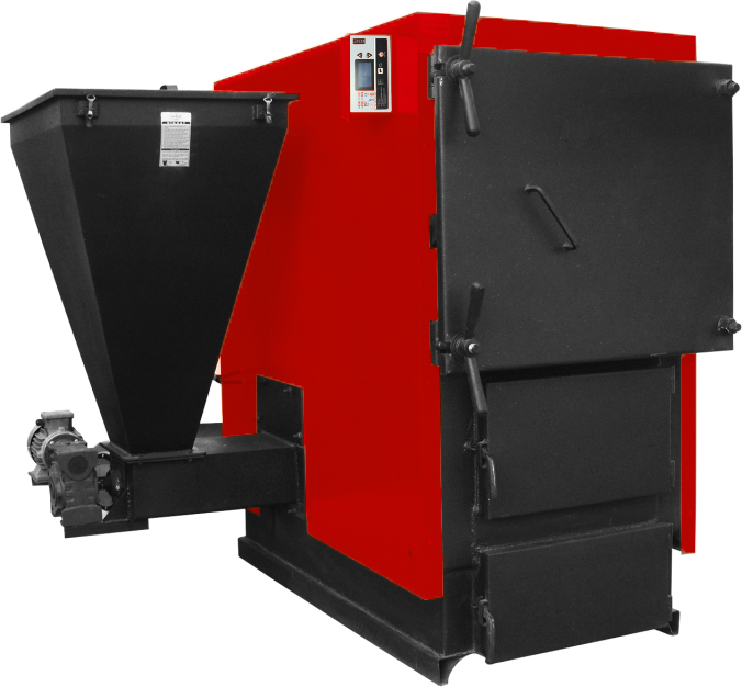 Твердотопливный напольный котел отопления Kentatsu VLK PRK-1000 1047кВт