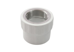 Муфта полипропиленовая Valfex переходная с внутренней резьбой 20 x 1/2, серая
