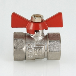 Кран шаровой VALTEC Compact 1/2 ВВ, бабочка
