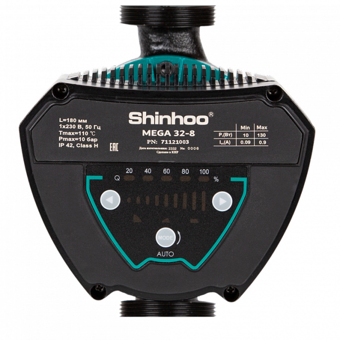 Циркуляционный насосы Shinhoo MEGA 32-8 1x230V