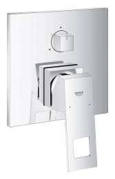 Встраиваемый смеситель Grohe для ванны Eurocube с переключателем на 3 положения хром 24094000