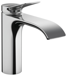Смеситель для раковины Hansgrohe Vivenis, однорычажный, 110 со сливным гарнитуром, хром 75020000