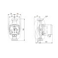 Циркуляционный насос Grundfos ALPHA2 32-80 N
