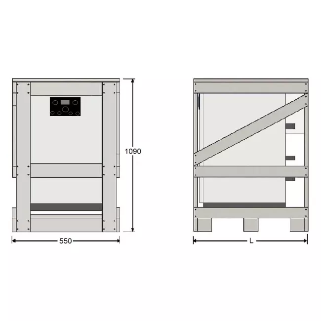 Напольный газовый котел отопления, атмосферный Kentatsu Kobold S-06