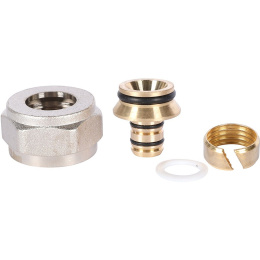 Фитинг компрессионный Rommer для труб PEX-AL-PEXc 16х2,6х3/4