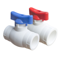 Кран шаровой полипропиленовый Valfex MINI 32, белый